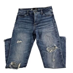 KUT From The Kloth Reese Ripped Distressed Ankle Straight Leg Jeans‎